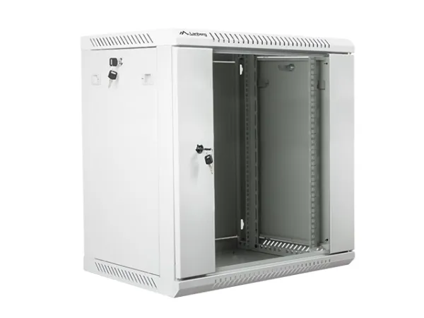 Lanberg - Rack kabinet - vægmonterbar - grå, RAL 7035 - 12U - 19