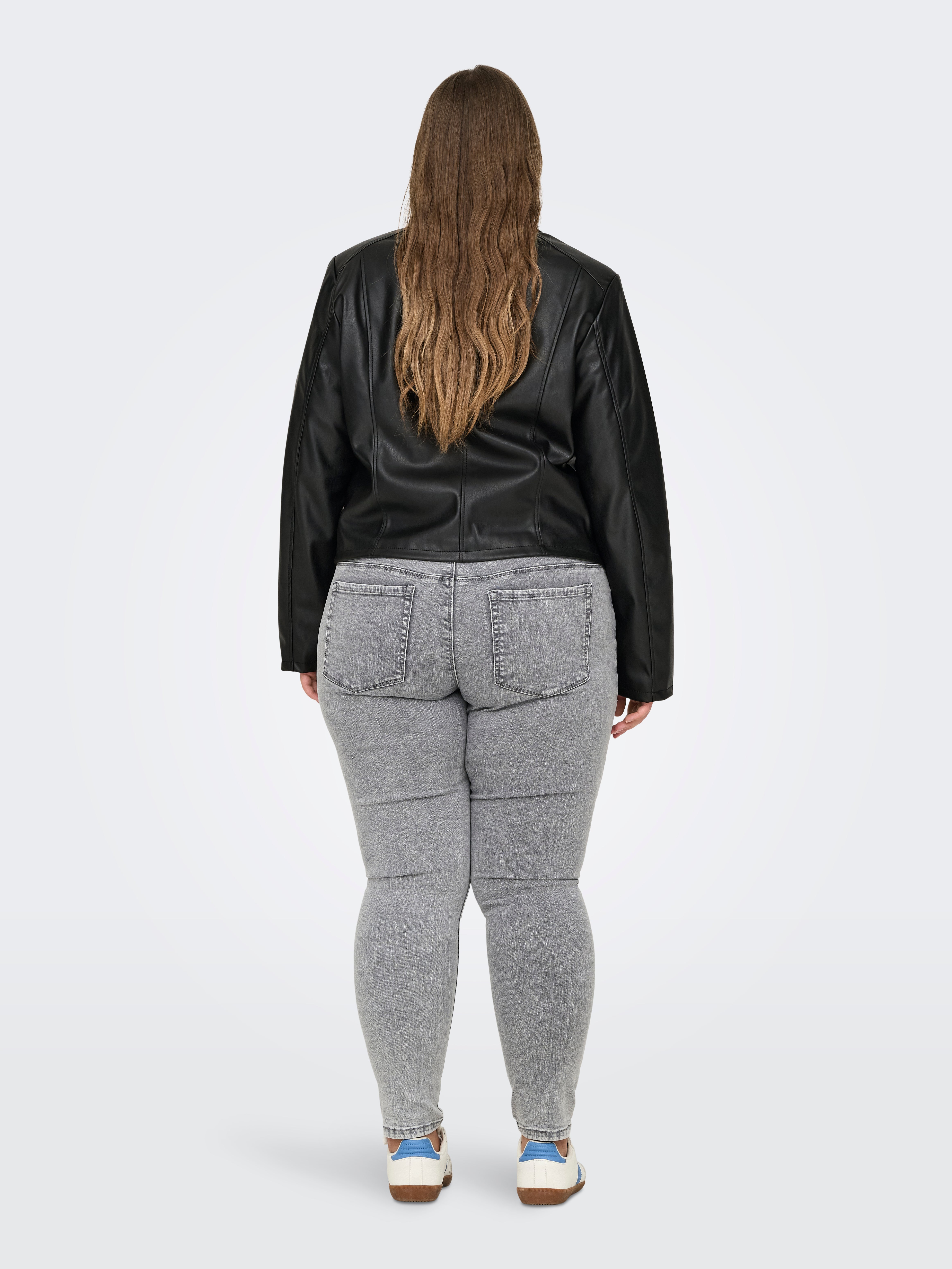CARECHO Kunstlederjacke Black