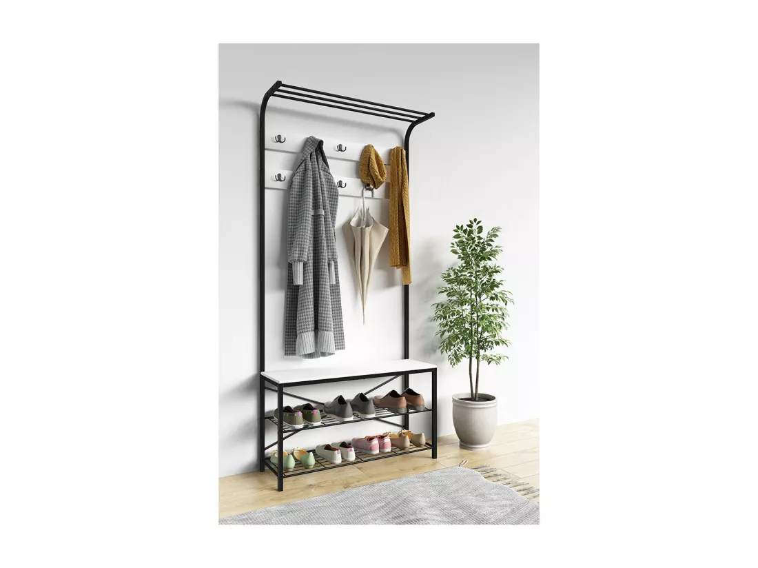 Vestiaire Banc Étagère à chaussures Taliro