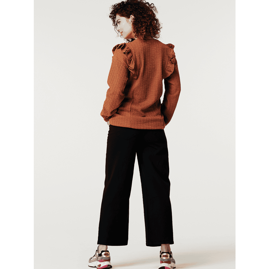 SUPERMOM Langarmshirt Abby Mocha Bisque