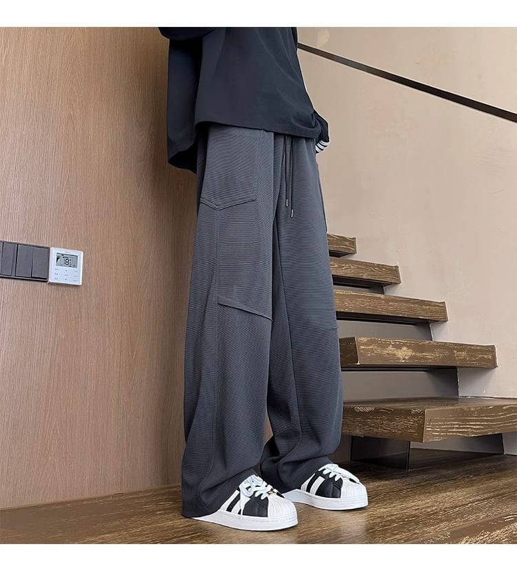 Neonity Wear - Rechte broek met trekkoord en letters