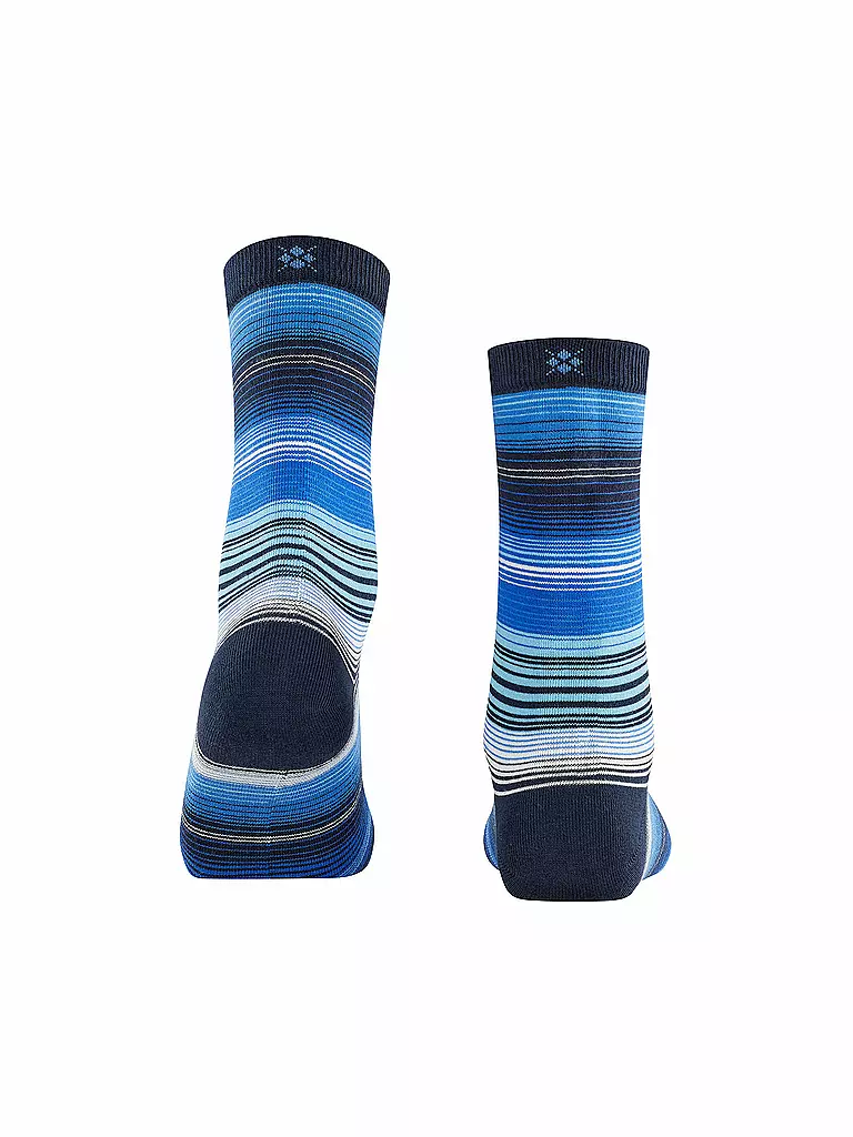 BURLINGTON Damen Socken STRIPE 36-41 marine blau