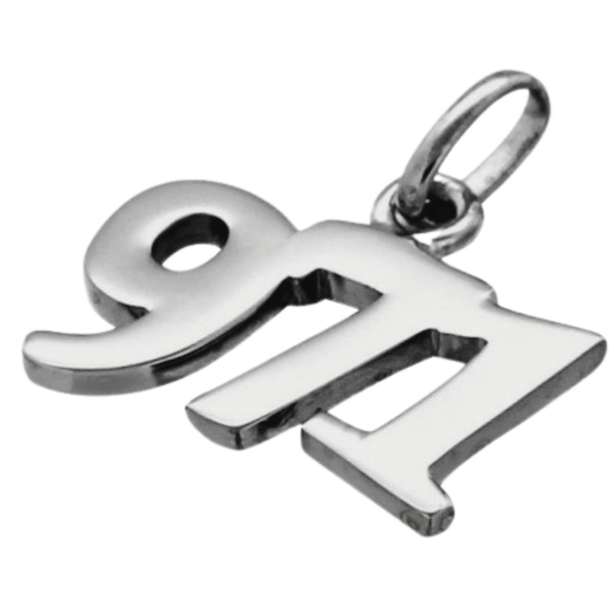 Pendentif département 971 97-1 97 - 1 Ile de Guadeloupe en argent + chaîne
