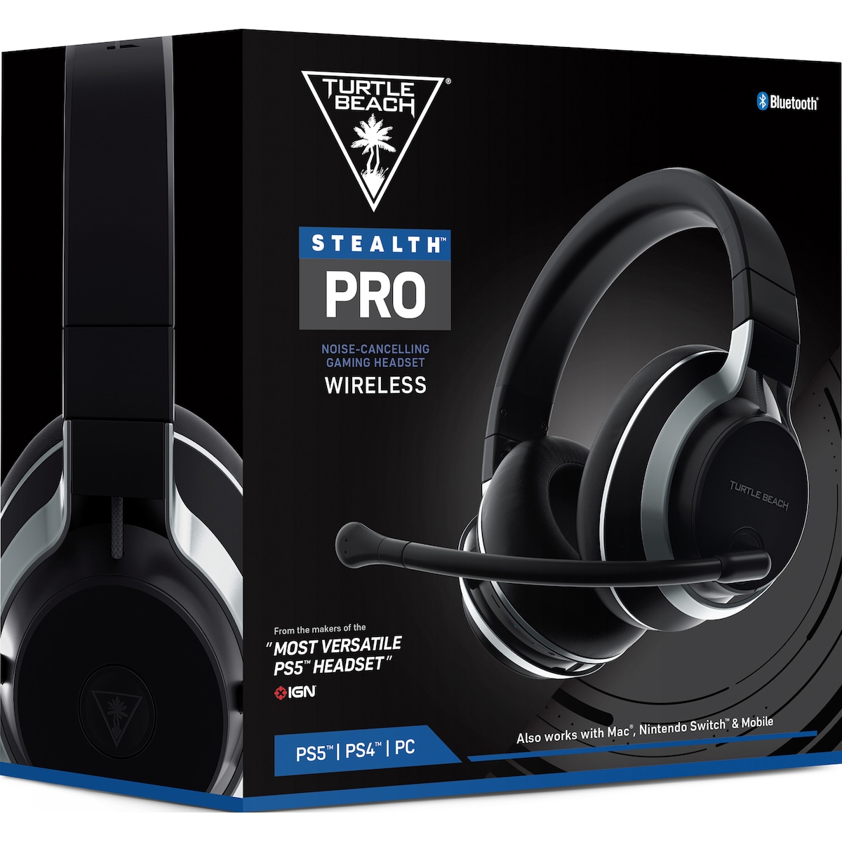 Turtle Beach Stealth gaming headset (sølv)