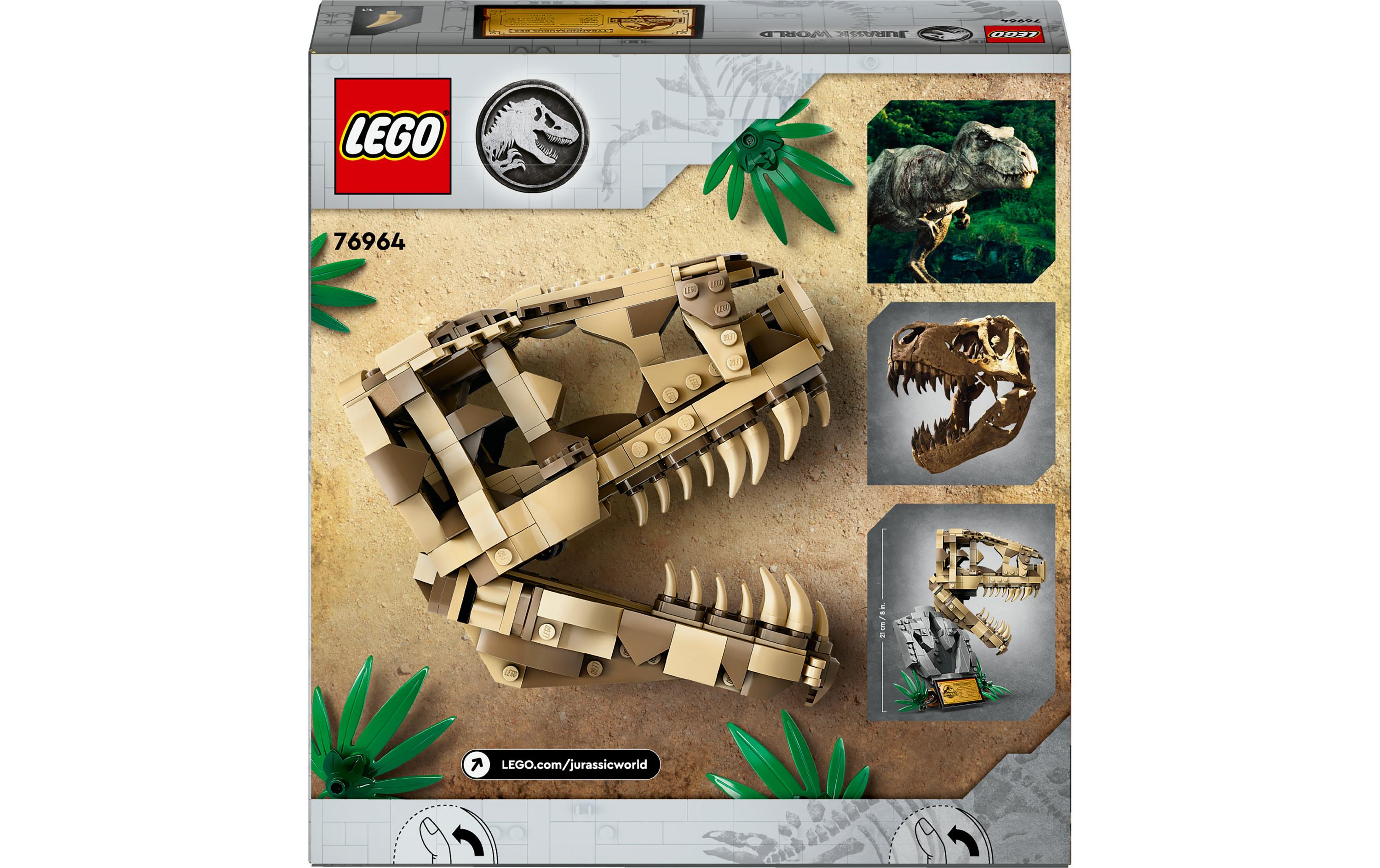 Jurassic World Dinosaurier-Fossilien: T.-rex-Kopf 76964Dinosaurier-Set