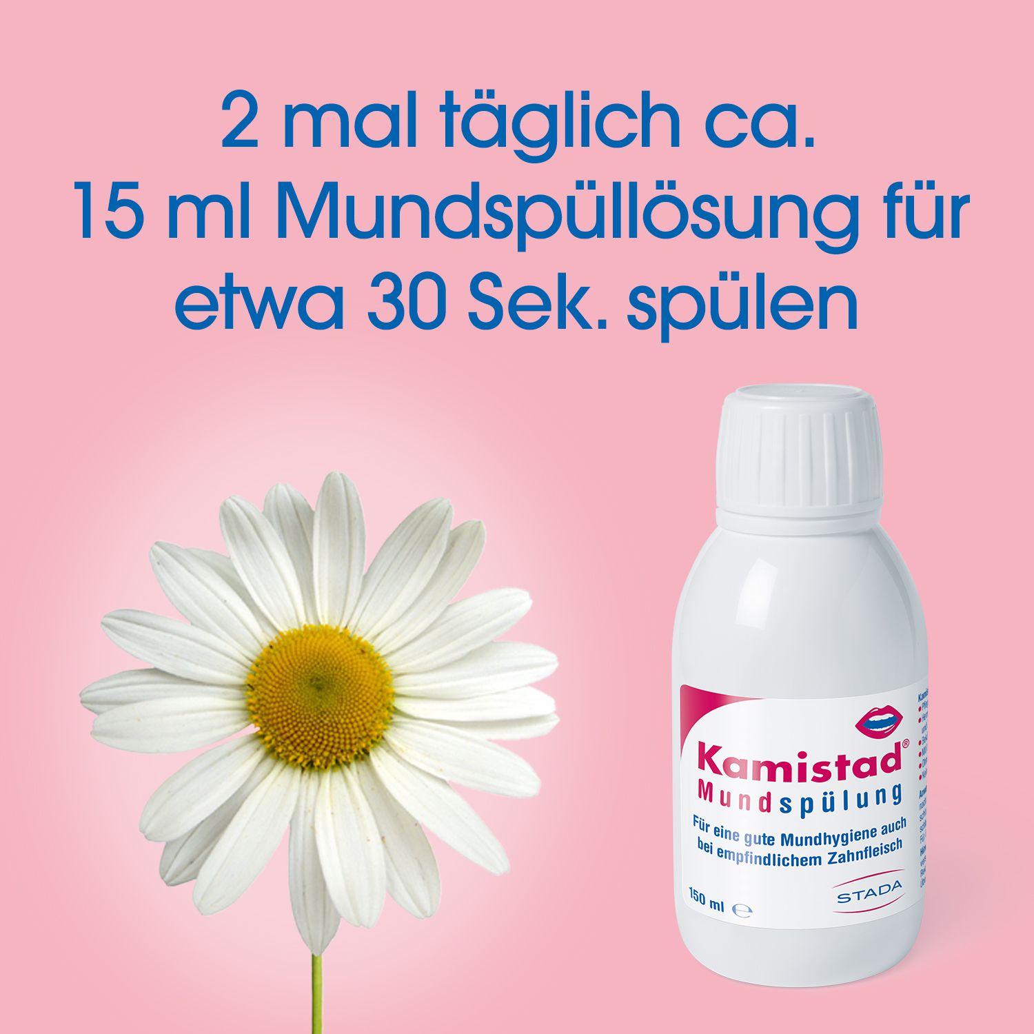 Kamistad® Mundspülung bei Zahnfleischentzündungen und Aphten