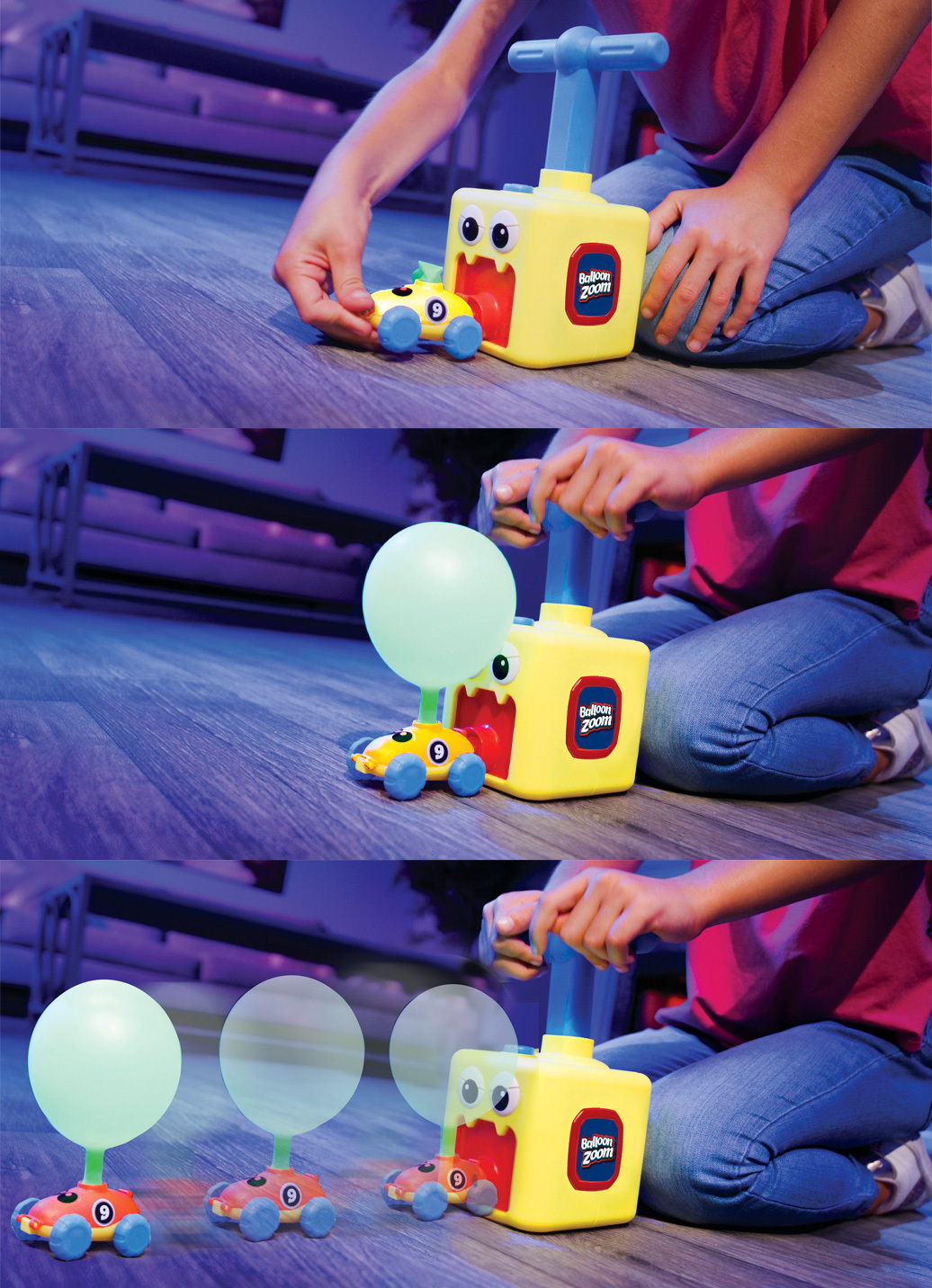 Balloon Zoom Spielzeug-Set: Ballon-Spaß mit dem WOW-Effekt
