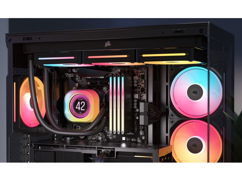 Corsair PC-Lüfter iCUE LINK LX120-R RGB 120-mm-PWM-Lüfter