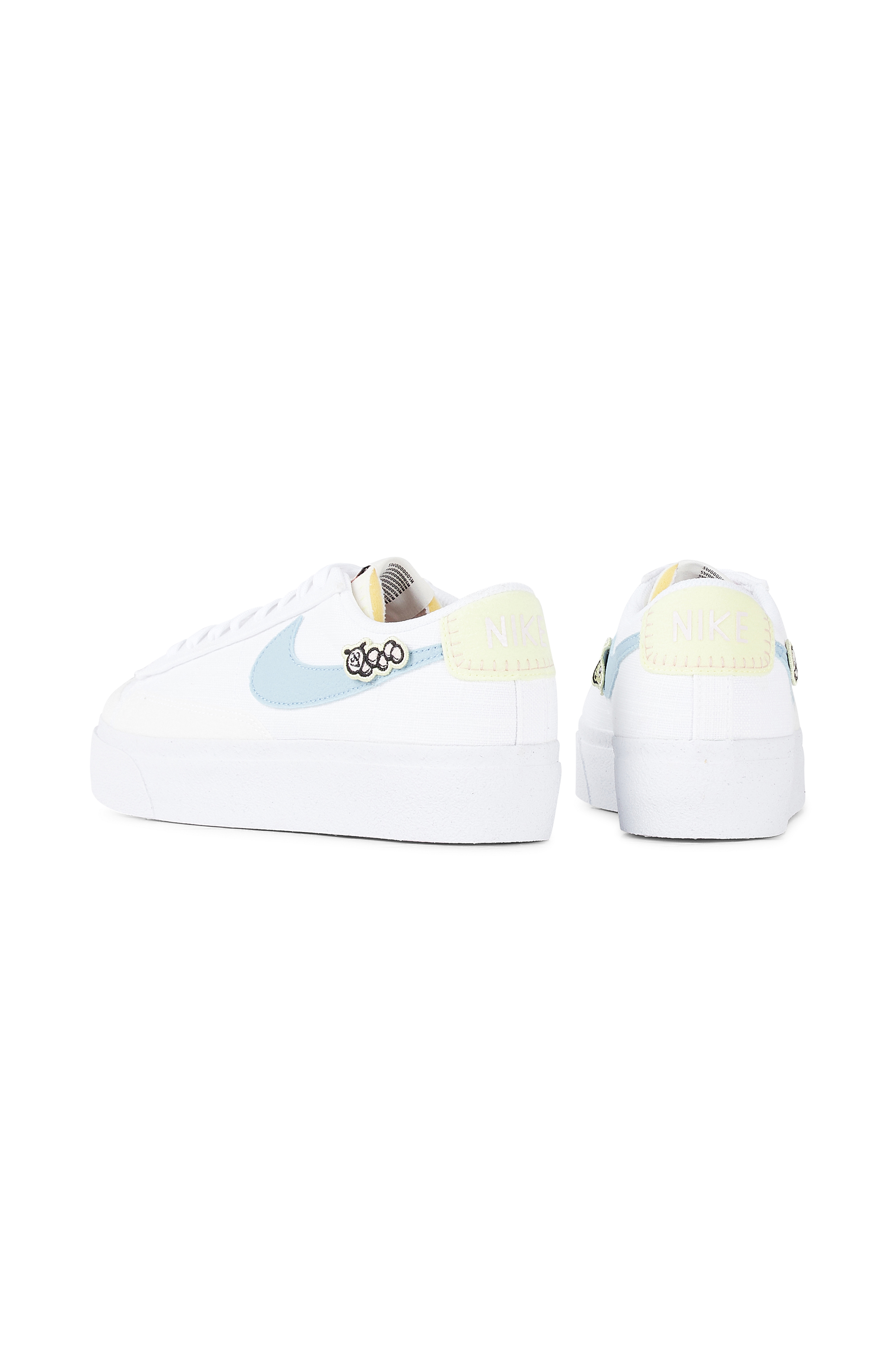 NIKE Baskets basses Blazer Low Platform Blanc