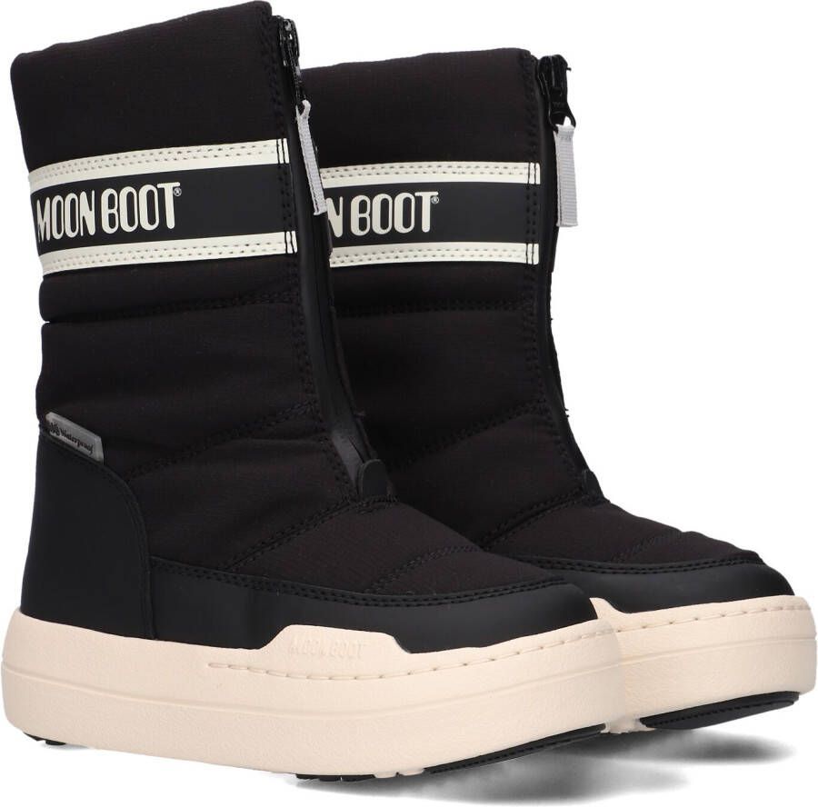 Moon Boot Jr Park Zip High Boots Kids Zwart