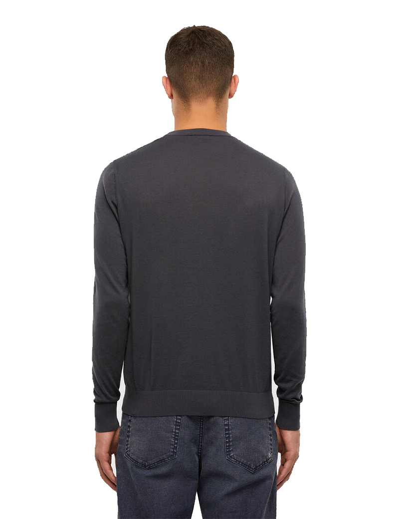 DIESEL PULL EN COTON F-FREEX-B GRIS