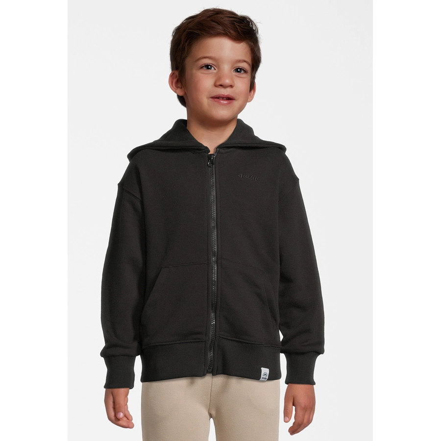 New Life Sweatshirtjacke Zip Hoody Schwarz