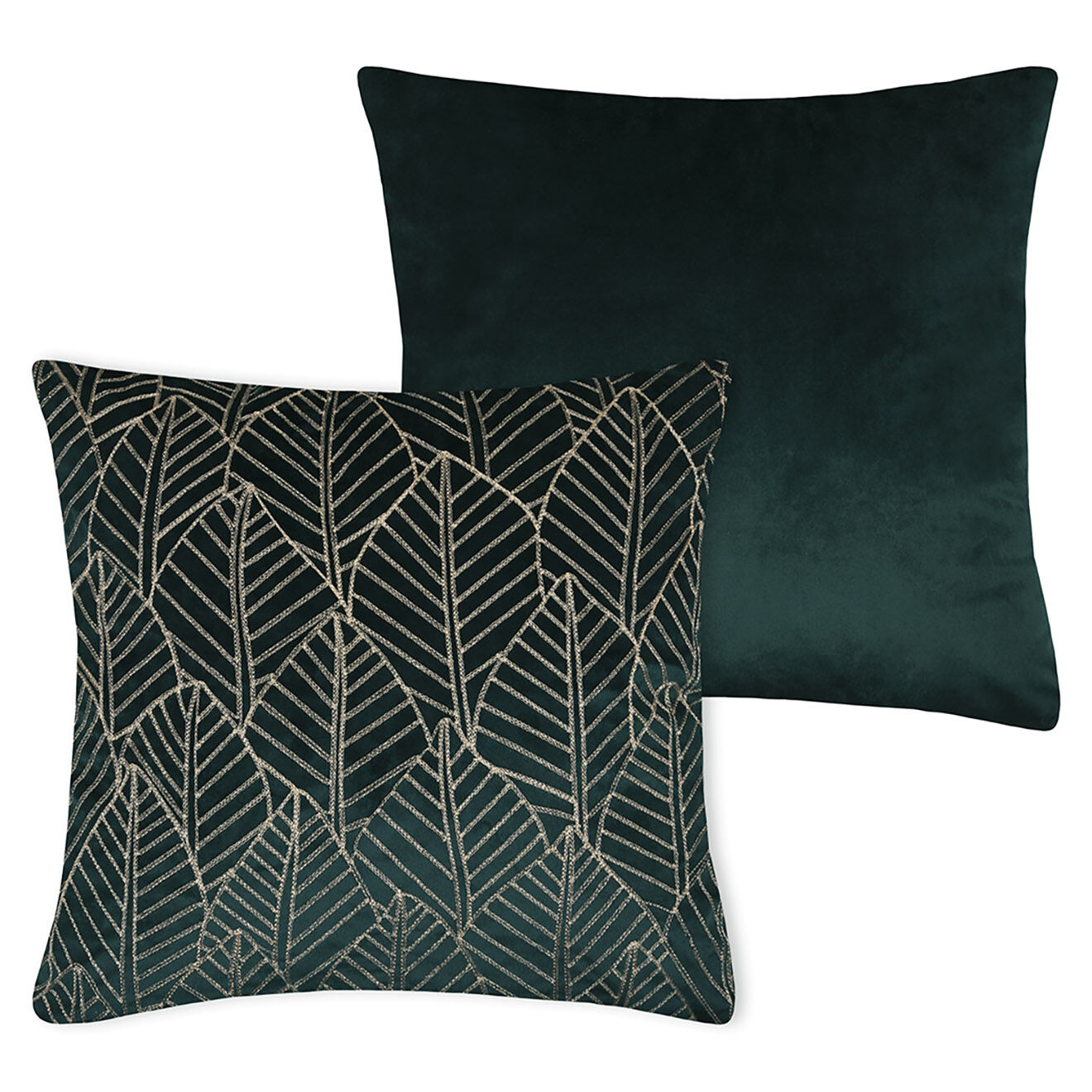 Stof Coussin Forestia emeraude - 45x45 cm