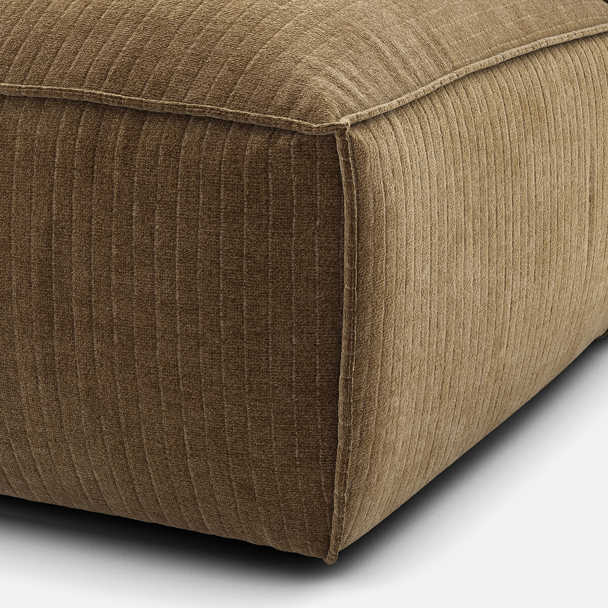LA REDOUTE INTERIEURS<br>Sofá lounge, esquerda, veludo vintage, Seven