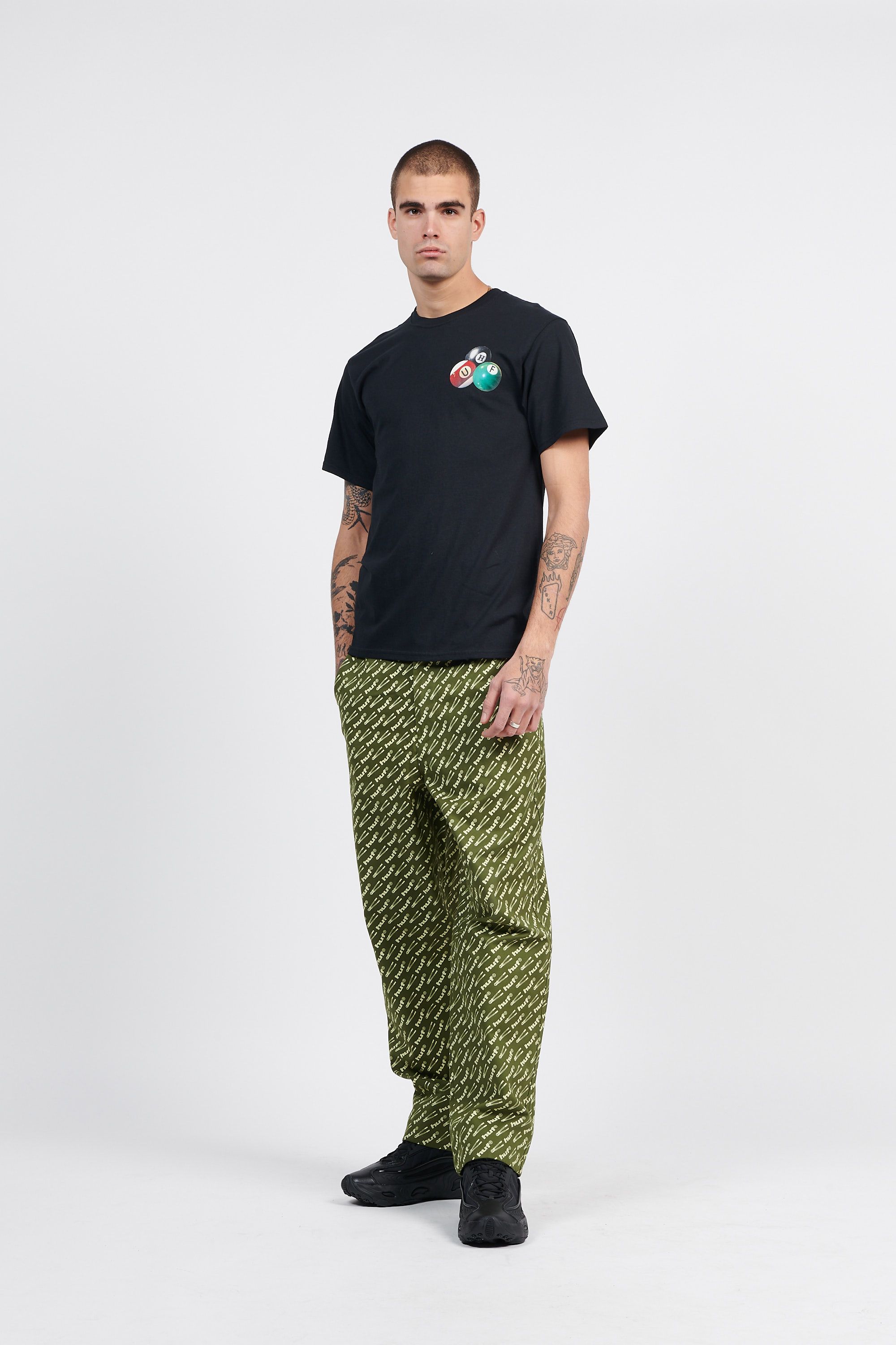 HUF T-SHIRT DIRTY POOL Noir
