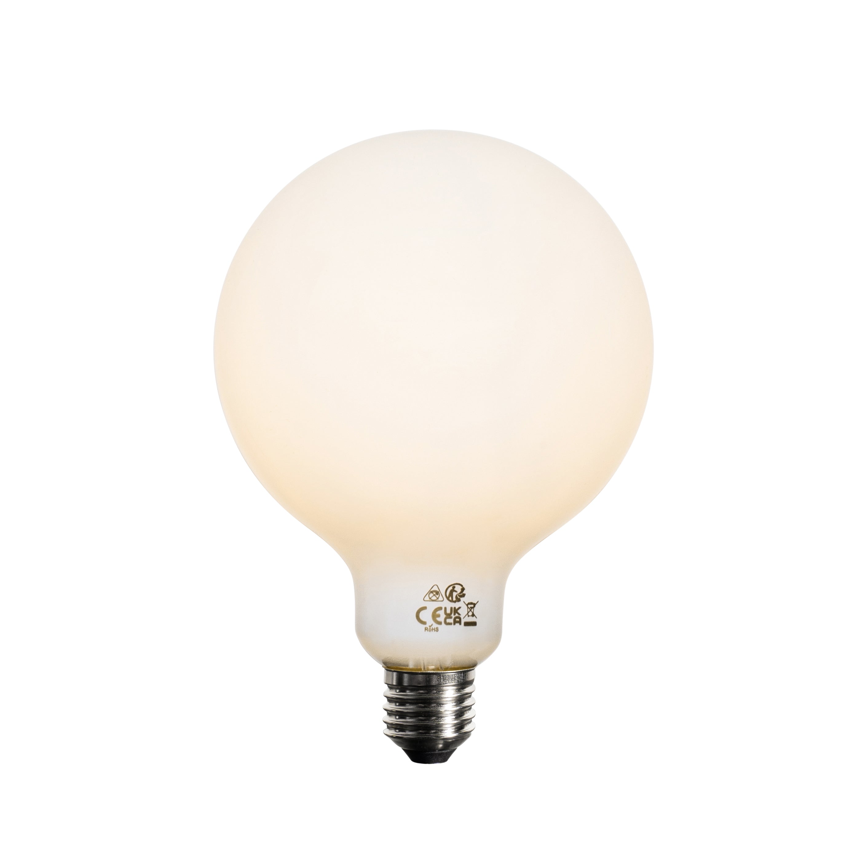 LUEDD E27 3-staps dimbaar LED lamp opaal G125 4W 450 lm 2700K