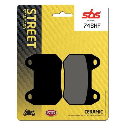 Plaquettes de freins SBS 746HF Organique arrière