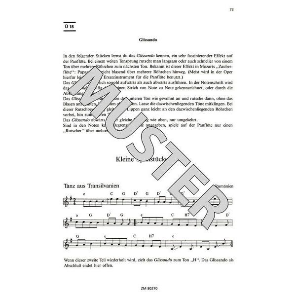 Zimmermann Verlag Schule für Panflöte