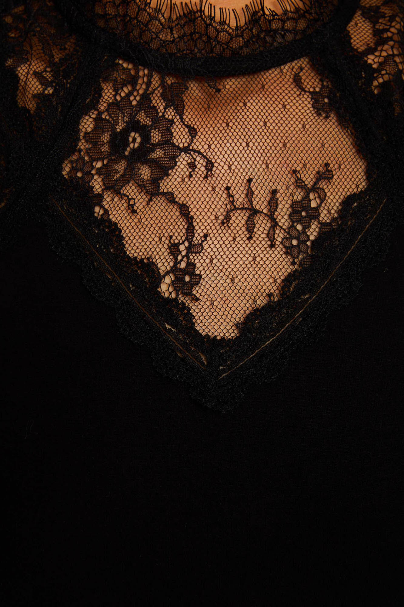 Camiseta de manga curta - Preta