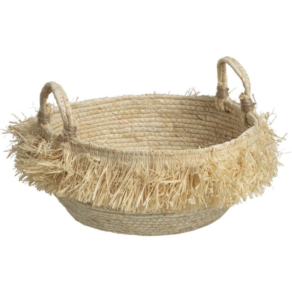 Mand Fringes - naturel - 20xØ35 cm