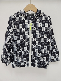 Black & White boys checker jacket