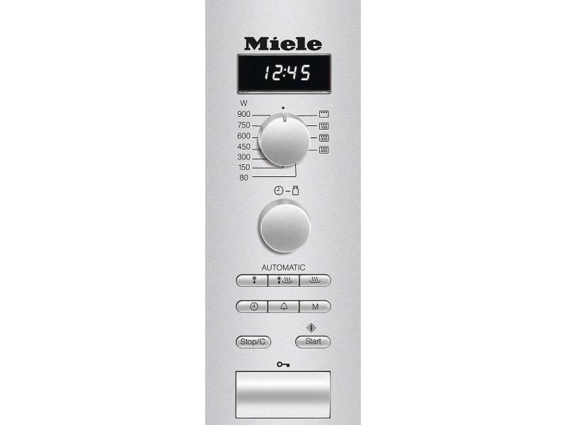 Miele Mikrowelle mit Grill M 6012 SC Silber Stand-Mikrowellengerät