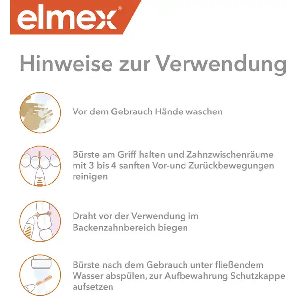 Interdentalbürste ISO Gr. 0, 0,4 mm