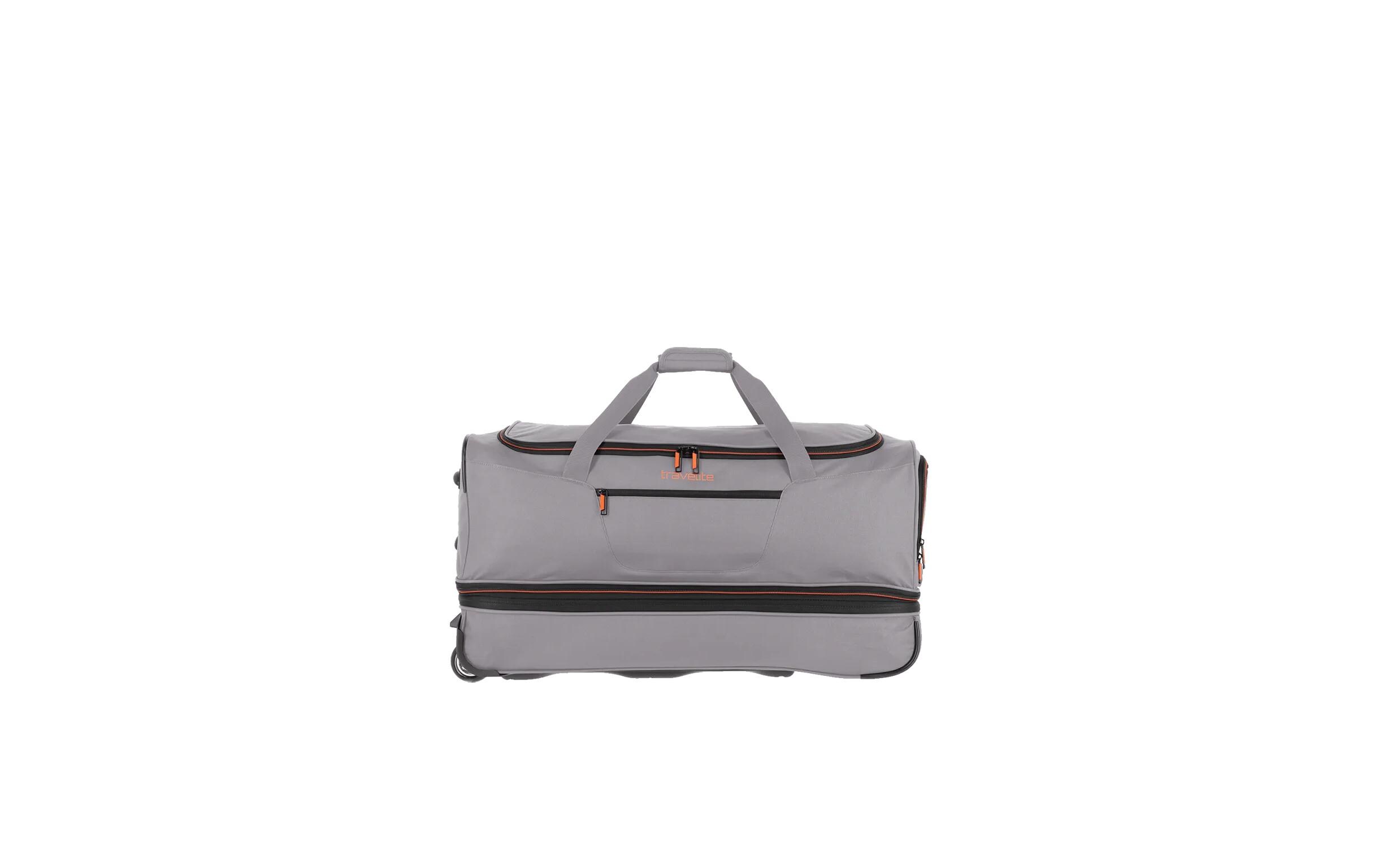 Basics Trolley Reisetasche L erweiterbar, GrauReisekoffer