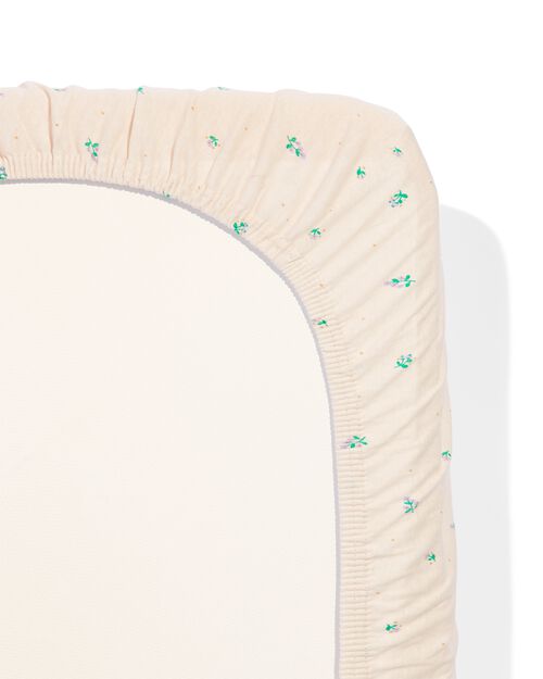 drap-housse pour lit d’enfant 60x120 fleurs