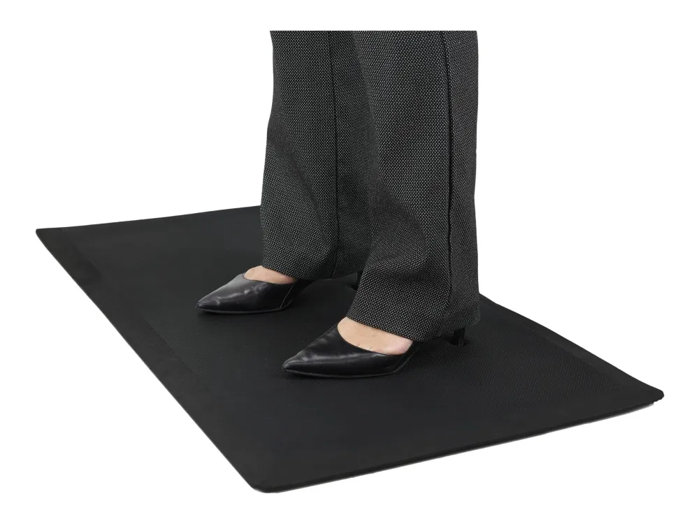 Ergotron Neo-Flex - Gulvmåtte - rektangulær - 91 x 61 cm - sort
