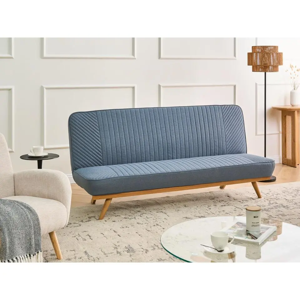 KALFAFELL - Slaapbank - Blauw - Polyester