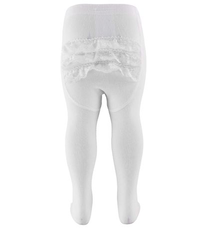 Name It trømpebukser - NbfOpagna - Bright White m. Blonder