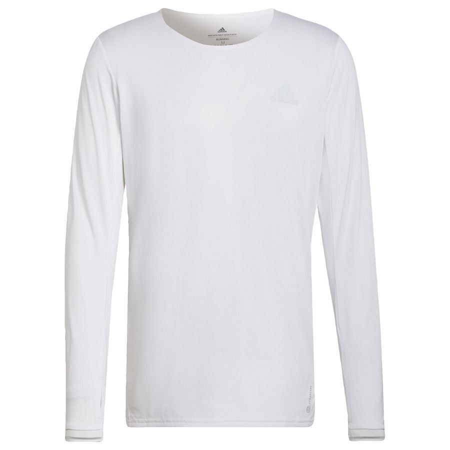 adidas T-Shirt Manches Longues Fast - Blanc