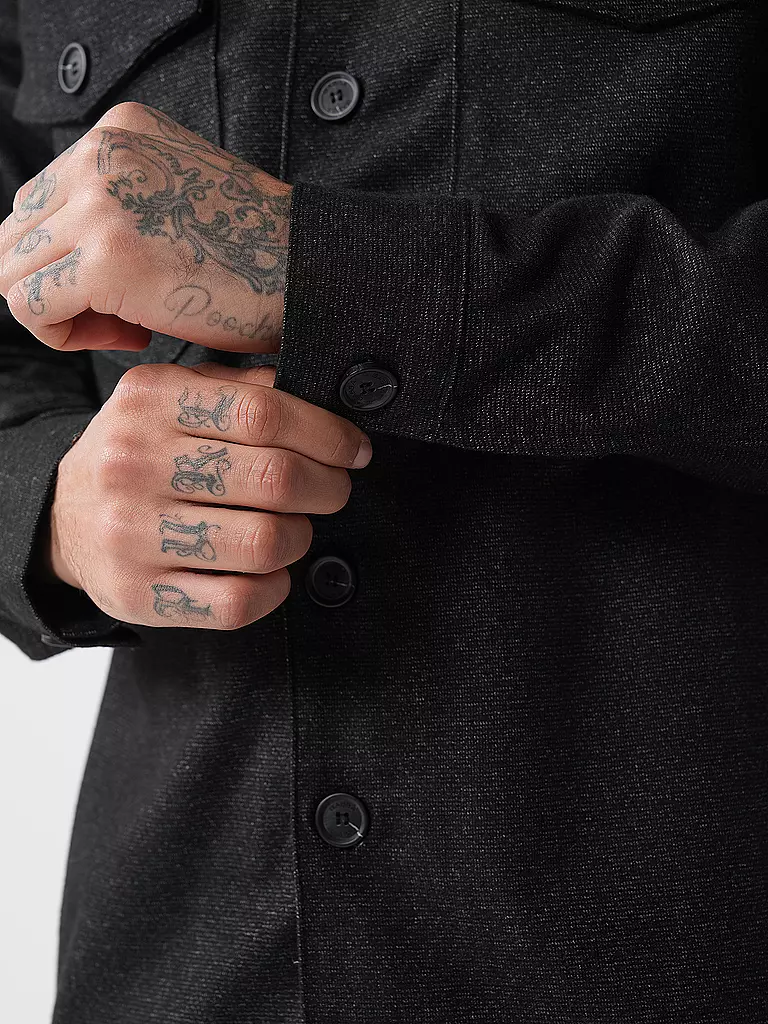 GABBA Overshirt CLIPPER SHAFI  schwarz