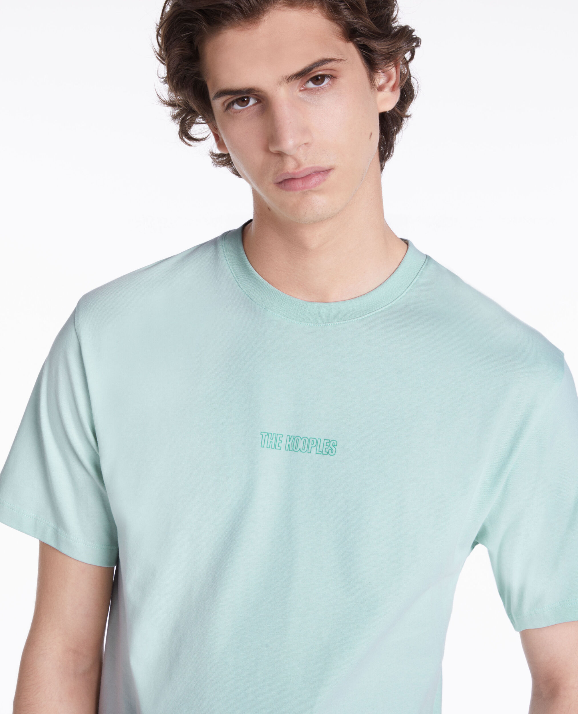 T-shirt vert avec logo