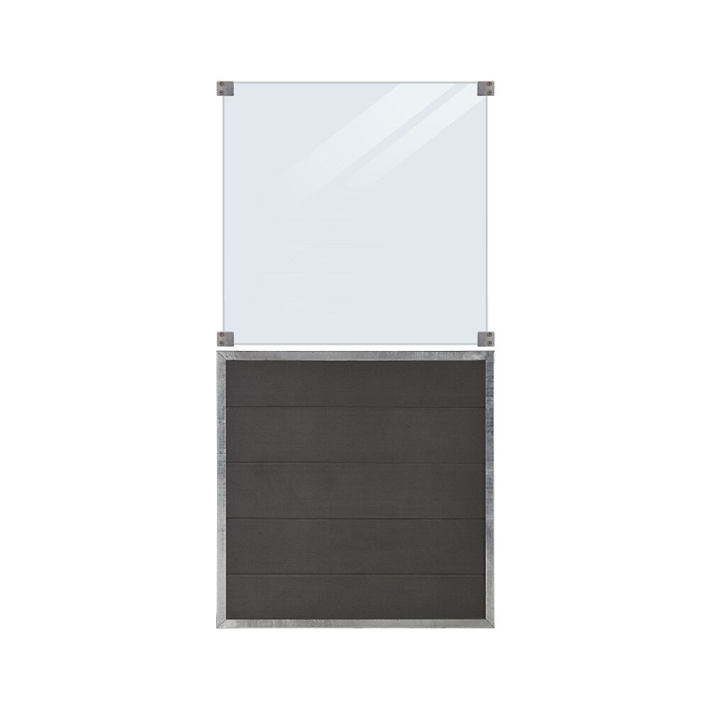 LEVEGG PLUS FUTURA KLARGLASS 1/2 90X180CM KOMPOSITT
