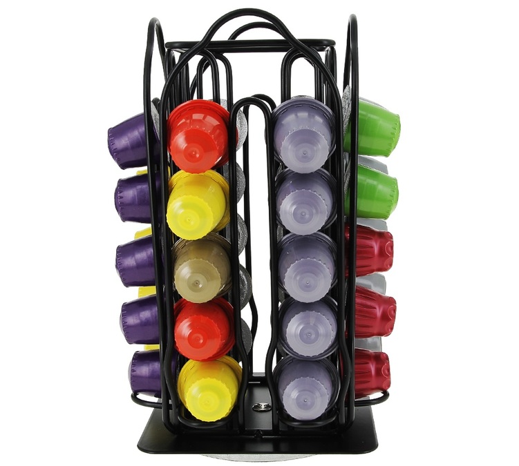 Porte capsules distributeur noir pour Nespresso - 40 capsules - Melitta