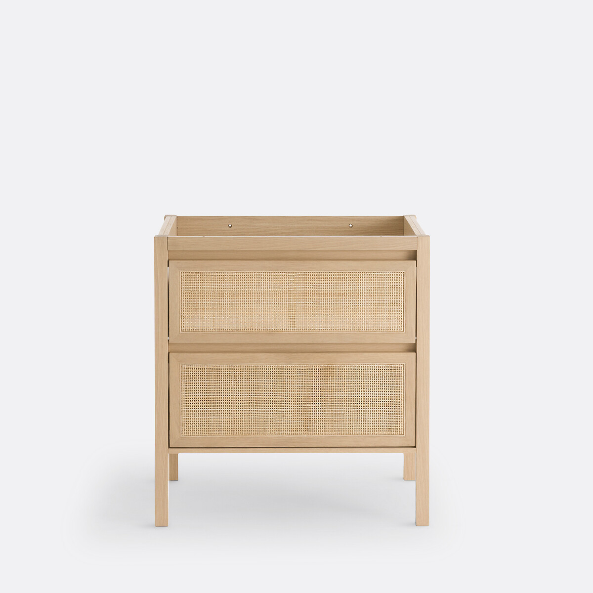 LA REDOUTE INTERIEURS<br>Móvel lavatório com 2 gavetas em rattan L80 cm, Lumpa