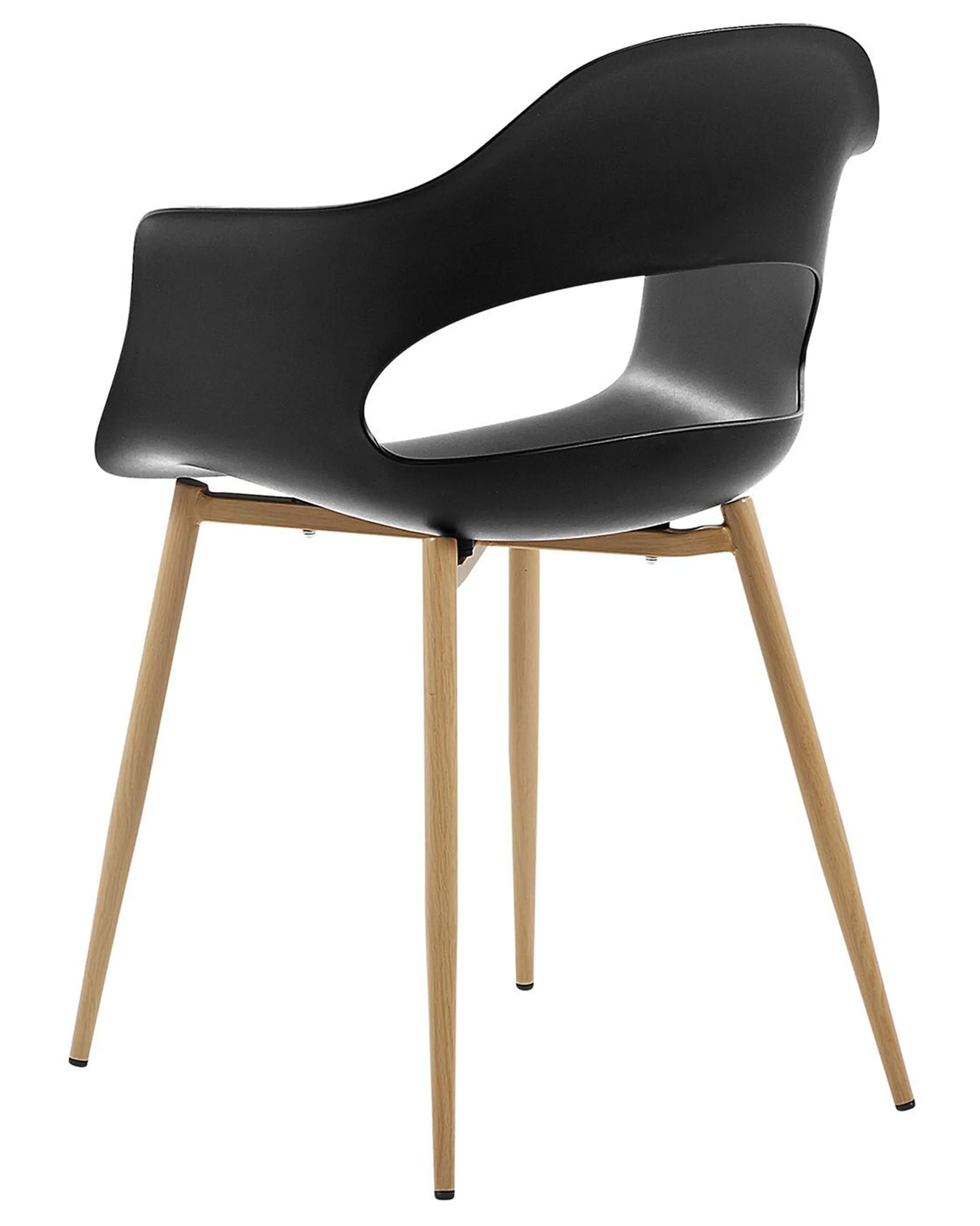 Set van 2 eetkamerstoelen UTICA Zwart