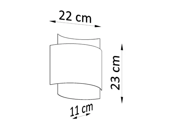 Sollux IMPACT Applique Up & Down Blanc G9