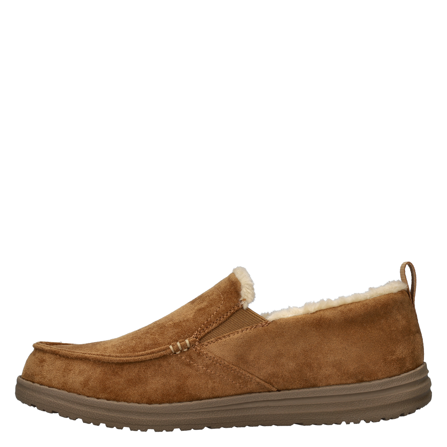 Melson heren pantoffel Skechers Cognac