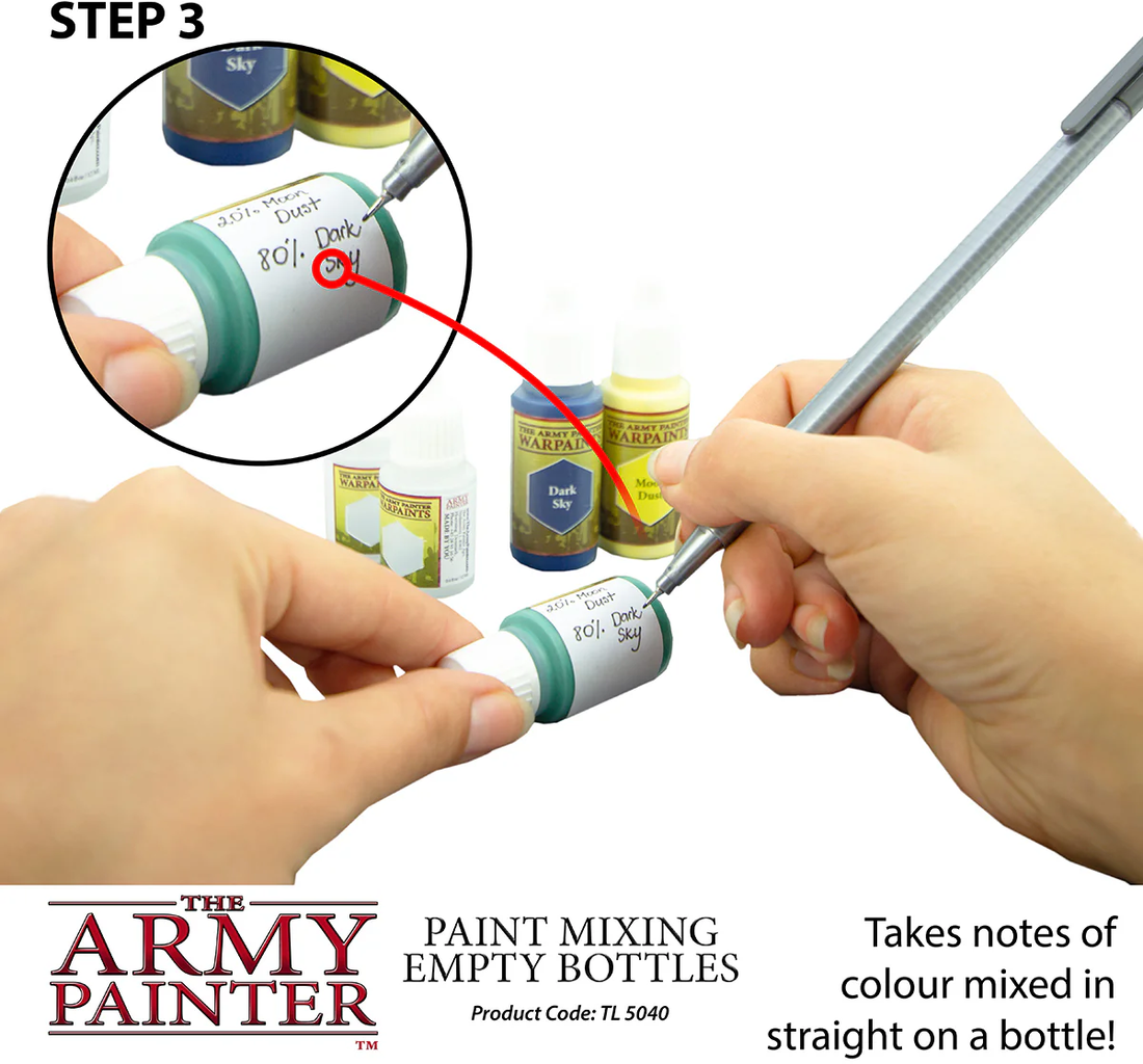 The Army Painter  Paint Mixing Empty Bottles    Kreativität in jeder Flasche