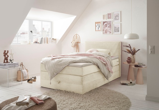 ED EXCITING DESIGN Boxspringbett »Luzern« inkl. Bettkasten