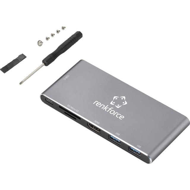 Renkforce USB-C® Dockingstation RF-PCR-550 Passer til