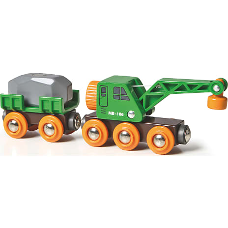 BRIO togvogn med kran 33698