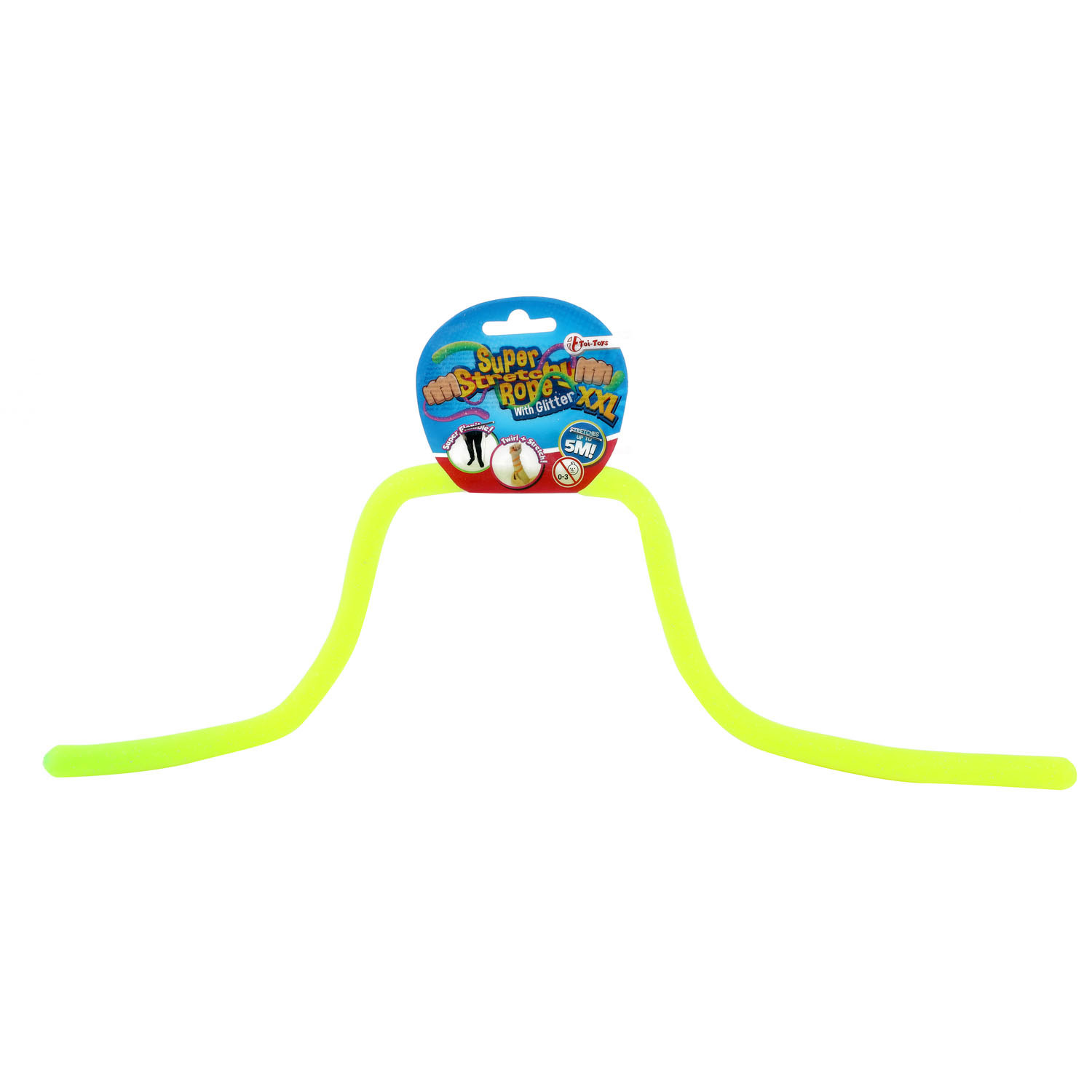 Super Rekbaar Touw met Glitter, 50cm