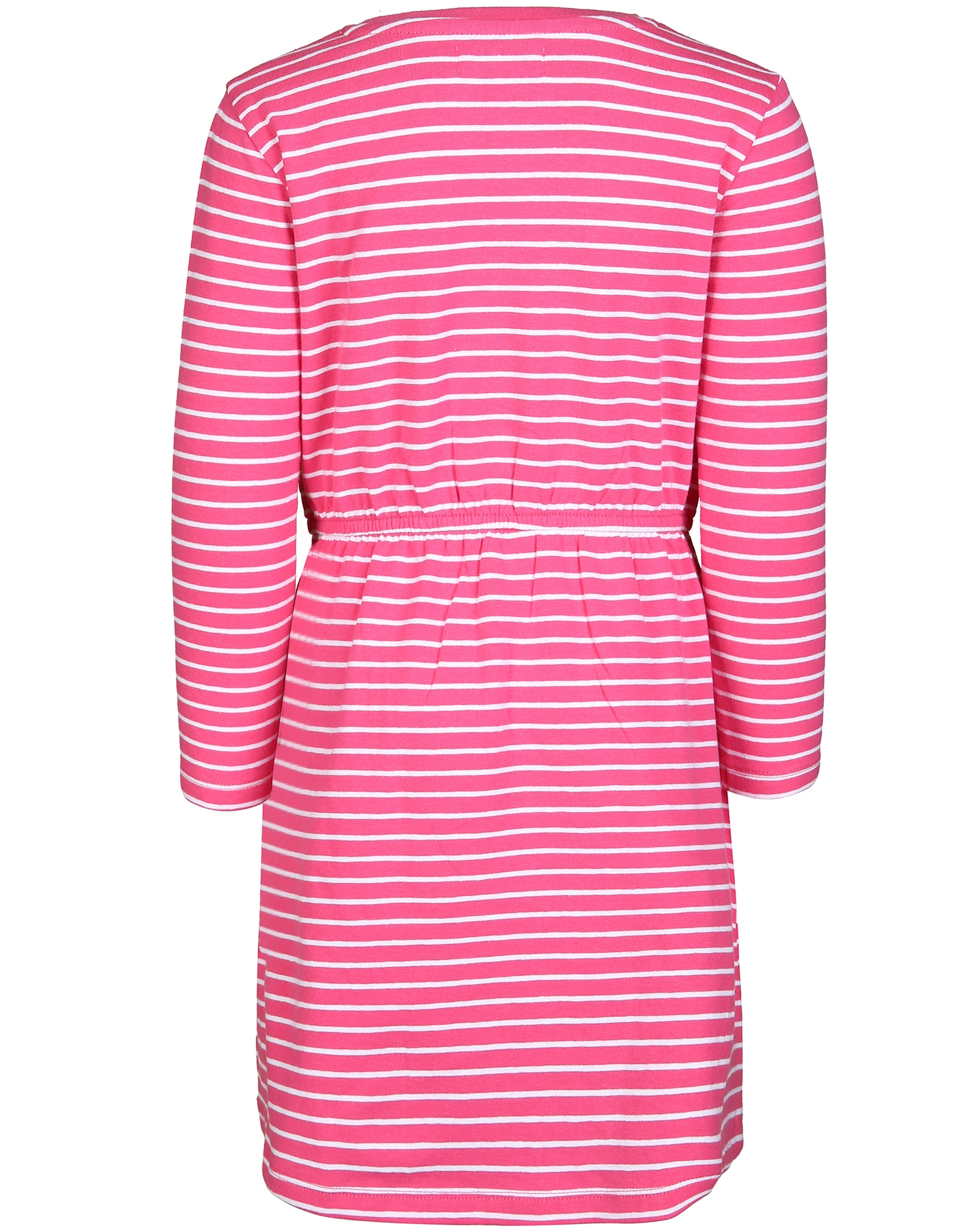 Langarmkleid REGENBOGEN MÄHNE gestreift in pink/we