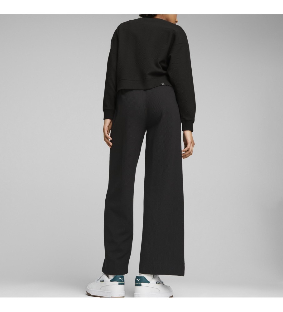 Calça de treino Puma HER de cintura alta e corte reto, preta.