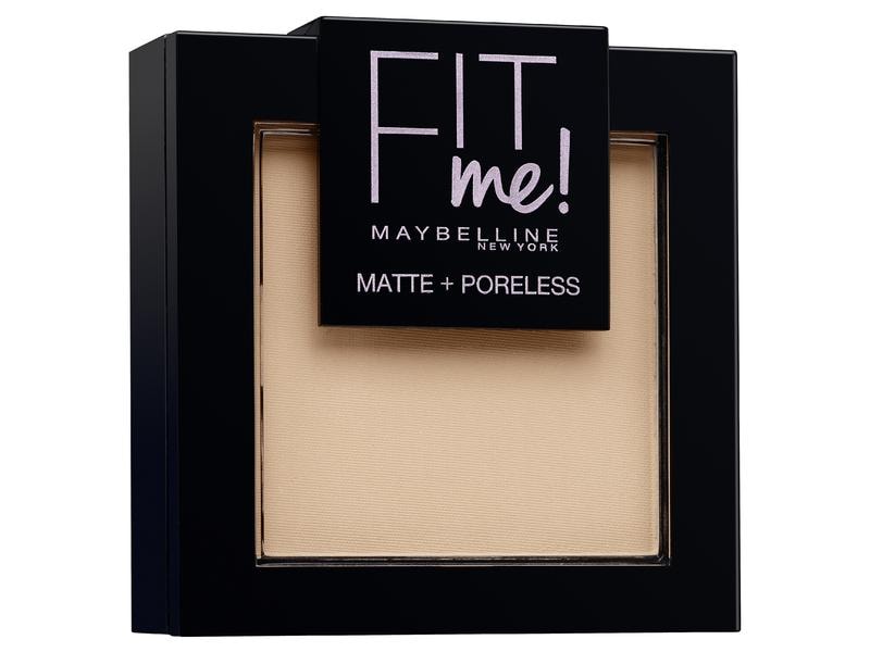 Maybelline Puder Fit Me Matte und Poreless 130  Buff Beige Mattierender Kompaktpuder mit 16 Stunden halt