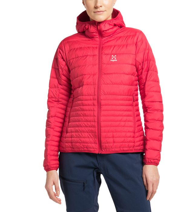 Micro Nordic Down Hood Women dunjakke